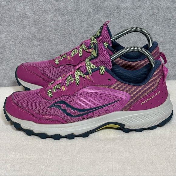 Saucony Excursion TR15 Trail Running Athletic Shoes-Purple-Women Size 9.5 - Picture 4 of 10